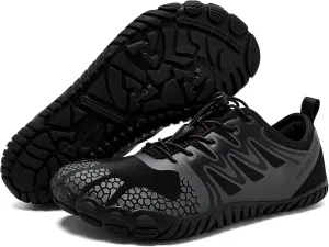 HOBIBEAR Wide Toe Box Barefoot Shoes for Men Women Gym Minimalist Cross-Trainer Running Hike Grounded Footwear Non Slip Zero Drop