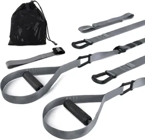 Home Training Kit, Trainer Bands for Home Gym, Travel, and Outdoors, Exercise Straps for Home Gym