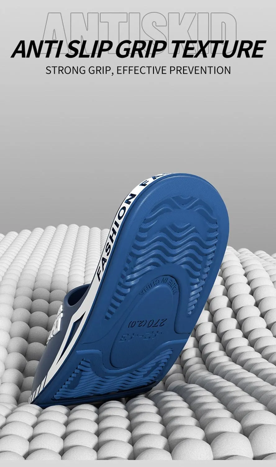 House Slide Sandals For Men Soft Beach Shower Bathroom Comfort Slippers EVA Anti-Slip Shoes