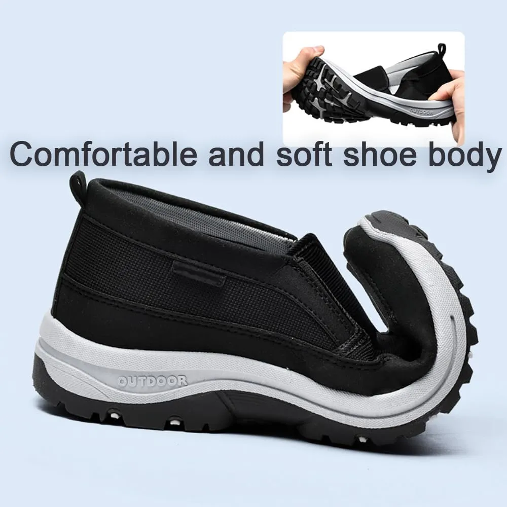 Hrtesus Orthoture Orthopedic Walking Boots, Outdoor Casual Sneakers for Men, Flats