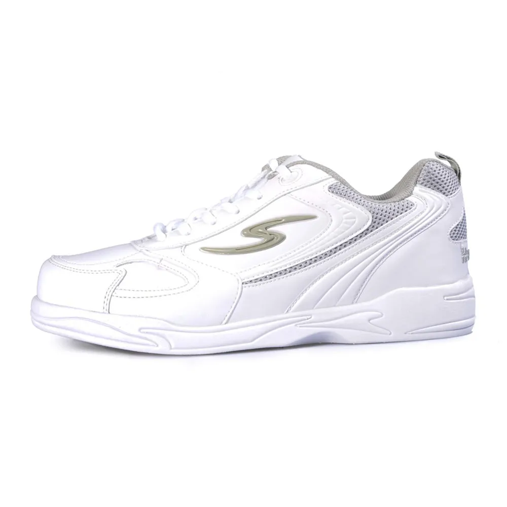 Hunter Mens Slicks Lawn Bowls Shoes - White