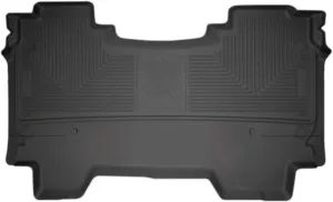 Husky Liners Weatherbeater Floor Mats | Fits 2019-2024 Dodge Ram 1500 Crew Cab w/Out Factory Storage Box | 2nd Row, 1-pc Black - 14751