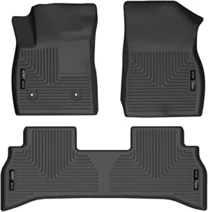 Husky Liners Weatherbeater Floor Mats | Fits 2021-2024 Chevrolet Trailblazer (Front Wheel Drive Models only) | Front & 2nd Row, 3-pc Black - 95161