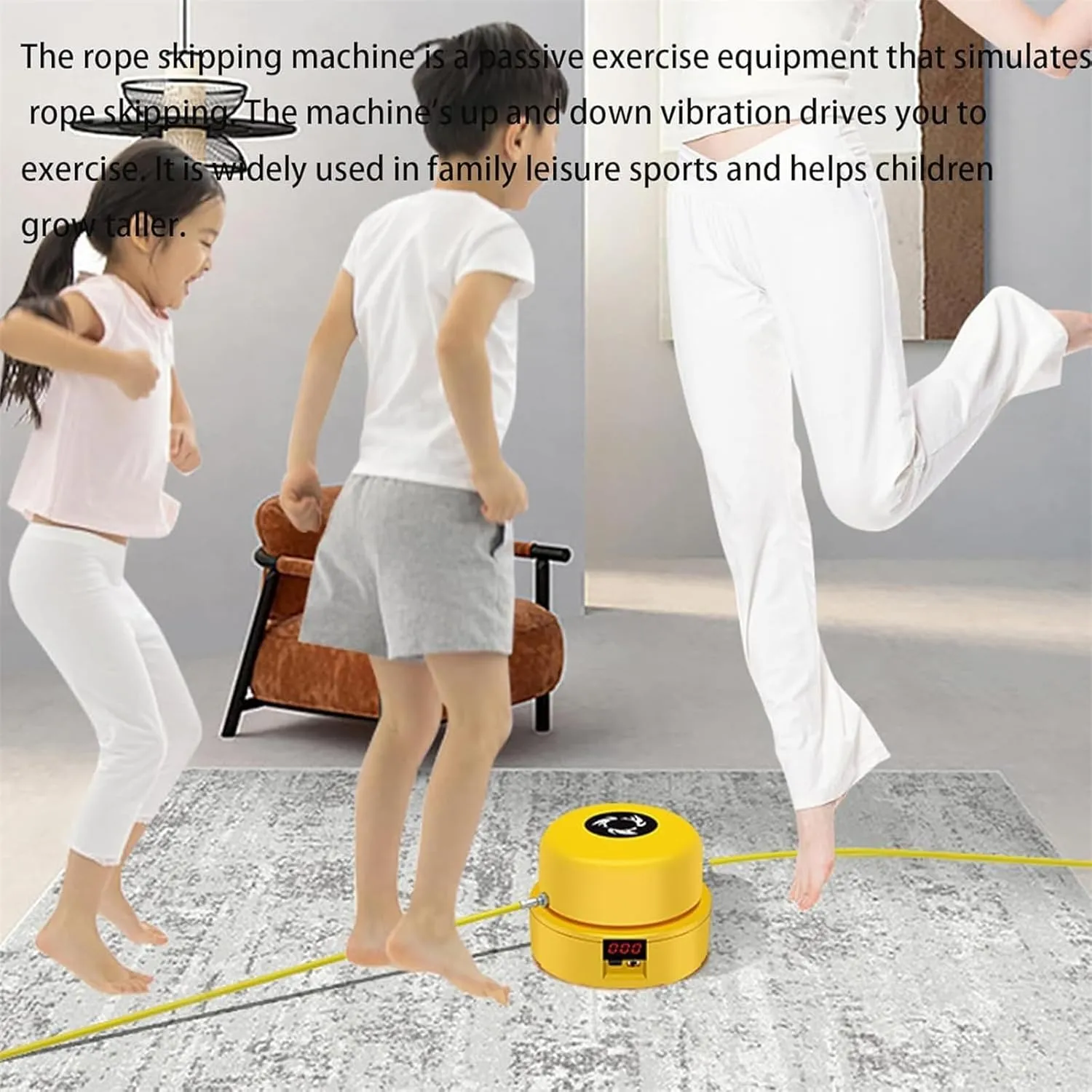 Hyperhop Auto Jump Trainer, Hyperhop Jump Trainer, Rechargeable, with Smart LED Tracking Display and 10-Speed Remote Control, for Fun Sports