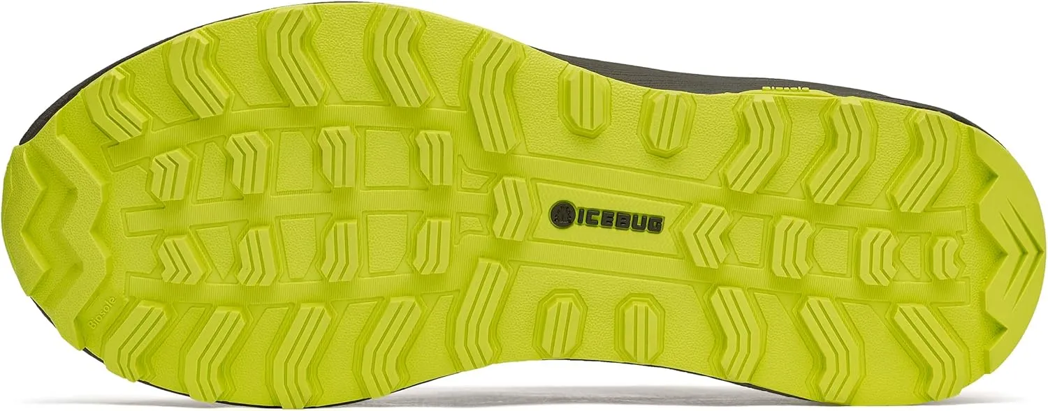 Icebug Mens Haze Mid Biosole GTX Midcut Hiking Shoe with Grip Sole