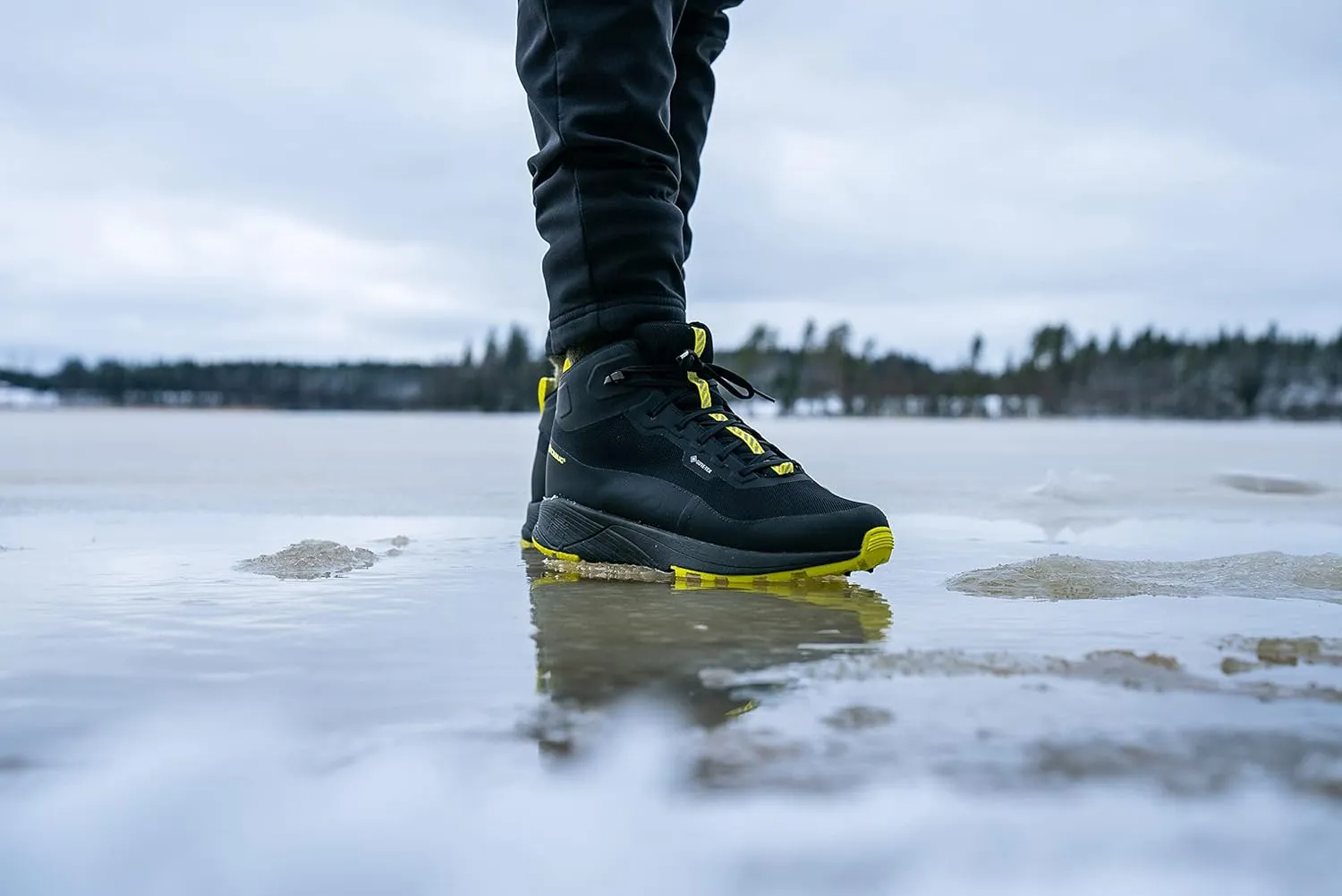 Icebug Mens Haze Mid Biosole GTX Midcut Hiking Shoe with Grip Sole