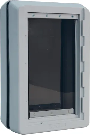 Ideal Pet Products Designer Series Ruff Weather Alarm Alert Pet Door , X-Large 9.75" X 17" Flap Size