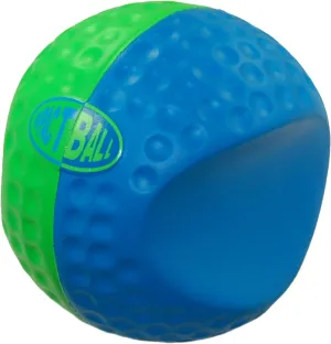 Impact Ball - Golf Swing Trainer Aid - Medium (Blue/Green) - Perfect Your Golf Swing and Lower Your Scores!