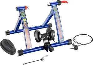 Indoor Bike Trainer – Convert Mountain, Road, or Beach Bicycle into a Stationary Exercise Bike for Indoor Riding All Year Round by Bike Lane (Silver)
