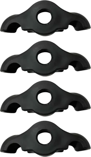 Indoor Bike Trainer Support Accessories, Stationary Bike Stand Core Rocker Feet, Shock Absorbing, Anti-Slip Natural Riding Set for Bicycle Trainer