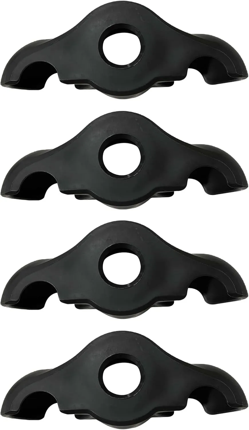 Indoor Bike Trainer Support Accessories, Stationary Bike Stand Core Rocker Feet, Shock Absorbing, Anti-Slip Natural Riding Set for Bicycle Trainer