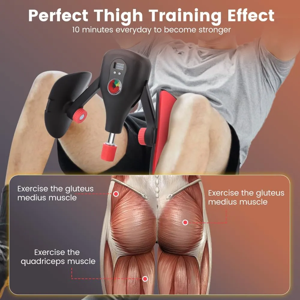 Inspack Thigh Master Workout Equipment, Women/Men Kegel Exercise Pelvic Floor Muscle Strengthening Repair Device, Hip Abductor Pilates Machine, Inner Thigh/Butt/Leg Slimmer Excerciser Devices/Trainer