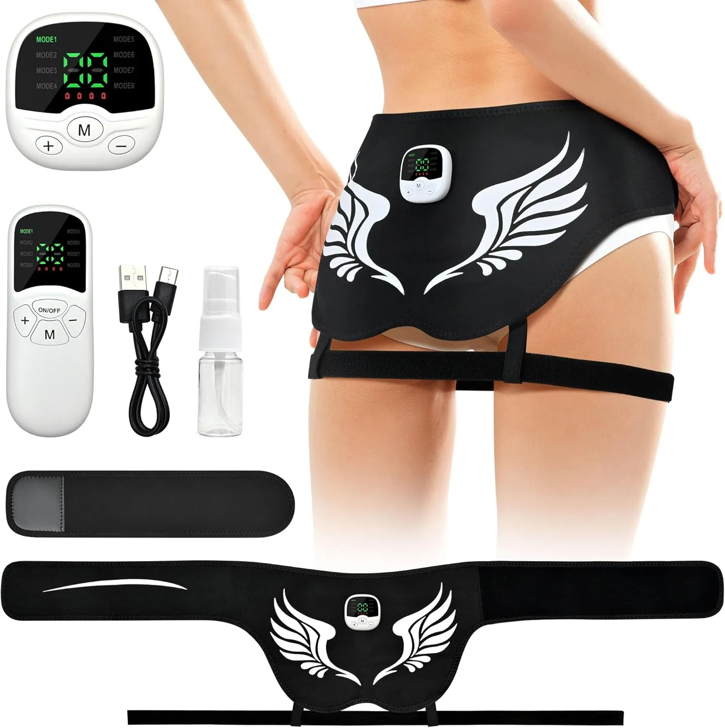 Intelligent Wireless Fitness Apparatus (Model: AST-301) Hip Trainer with Smart Fitness Training Gear Home Office Workout Equipment