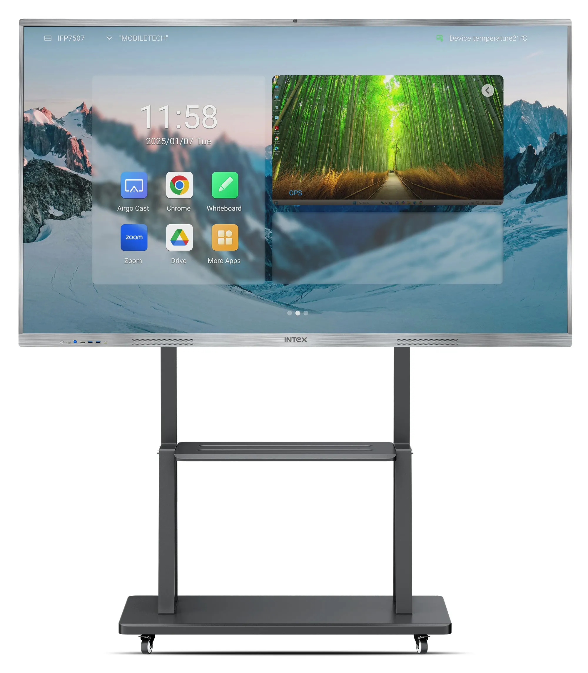 Intex INT110 - Ultra HD 4K Interactive Flat Panel Display (110 Inches)