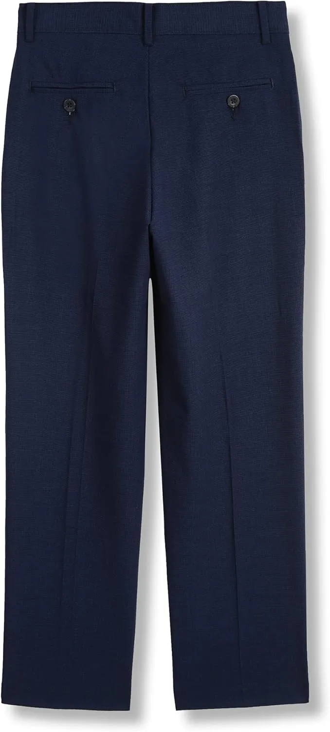 IZOD Boys' Bi-Stretch Flat Front Dress Pant