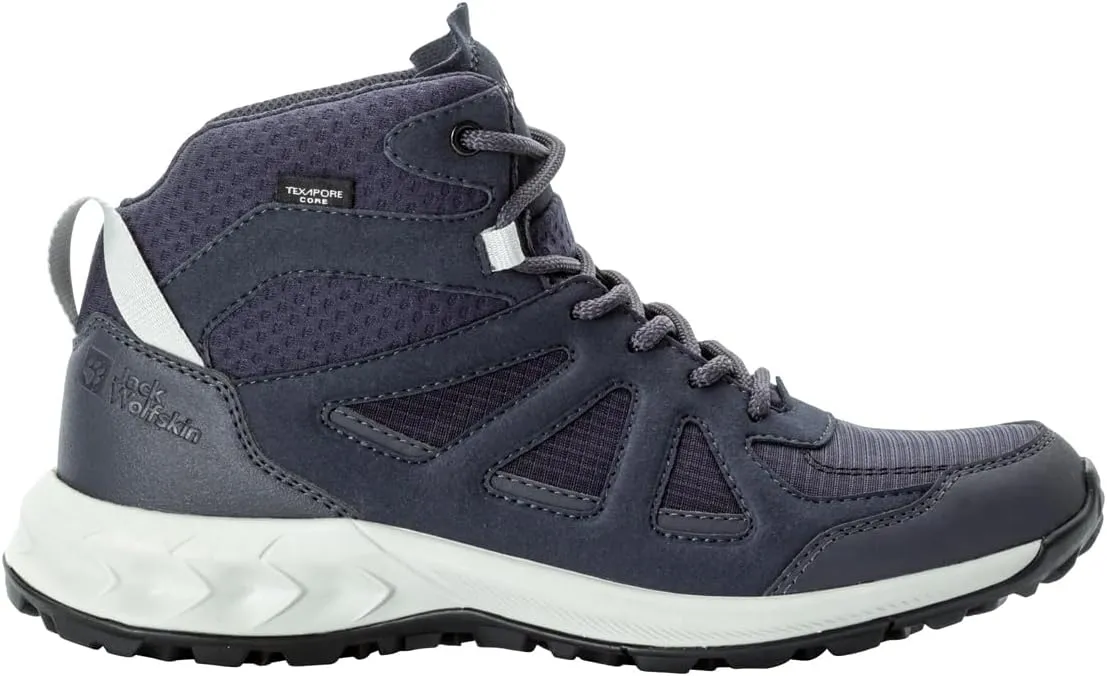 Jack Wolfskin Women's Woodland 2 Texapore Mid W Hiking Shoe, 37.5 EU