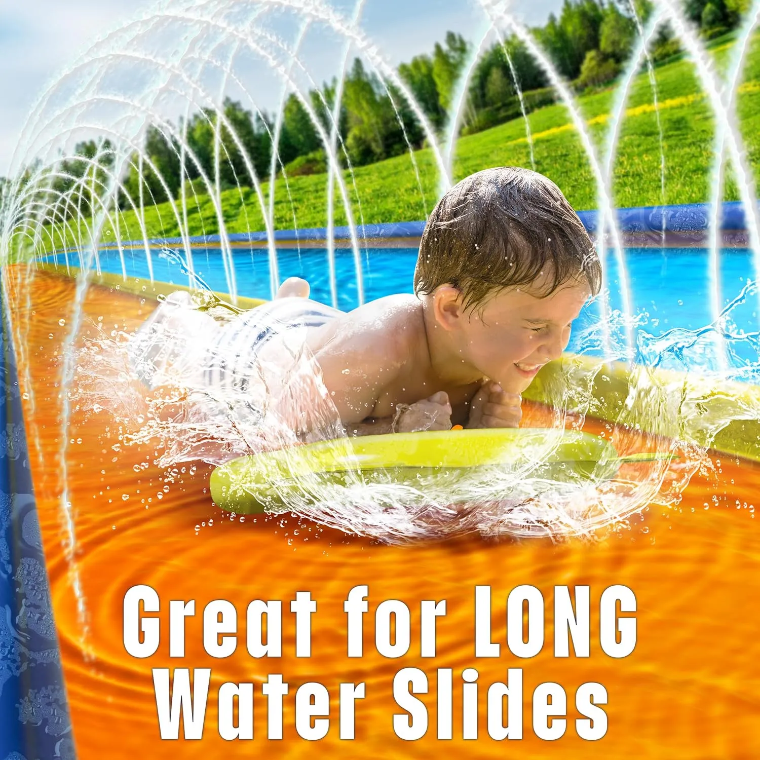 Jambo Inflatable Bodyboards – Durable Boogie Boards for Pool, Lake & Water Slides – Lightweight Floating Water Toys for Kids & Adults