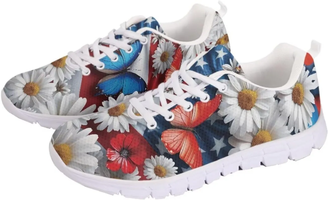 Jeiento Women Trainers Sports Running Shoes Causal Travel Walking Flat Shoe Lace-up Breathable for Lady Teenager Girls