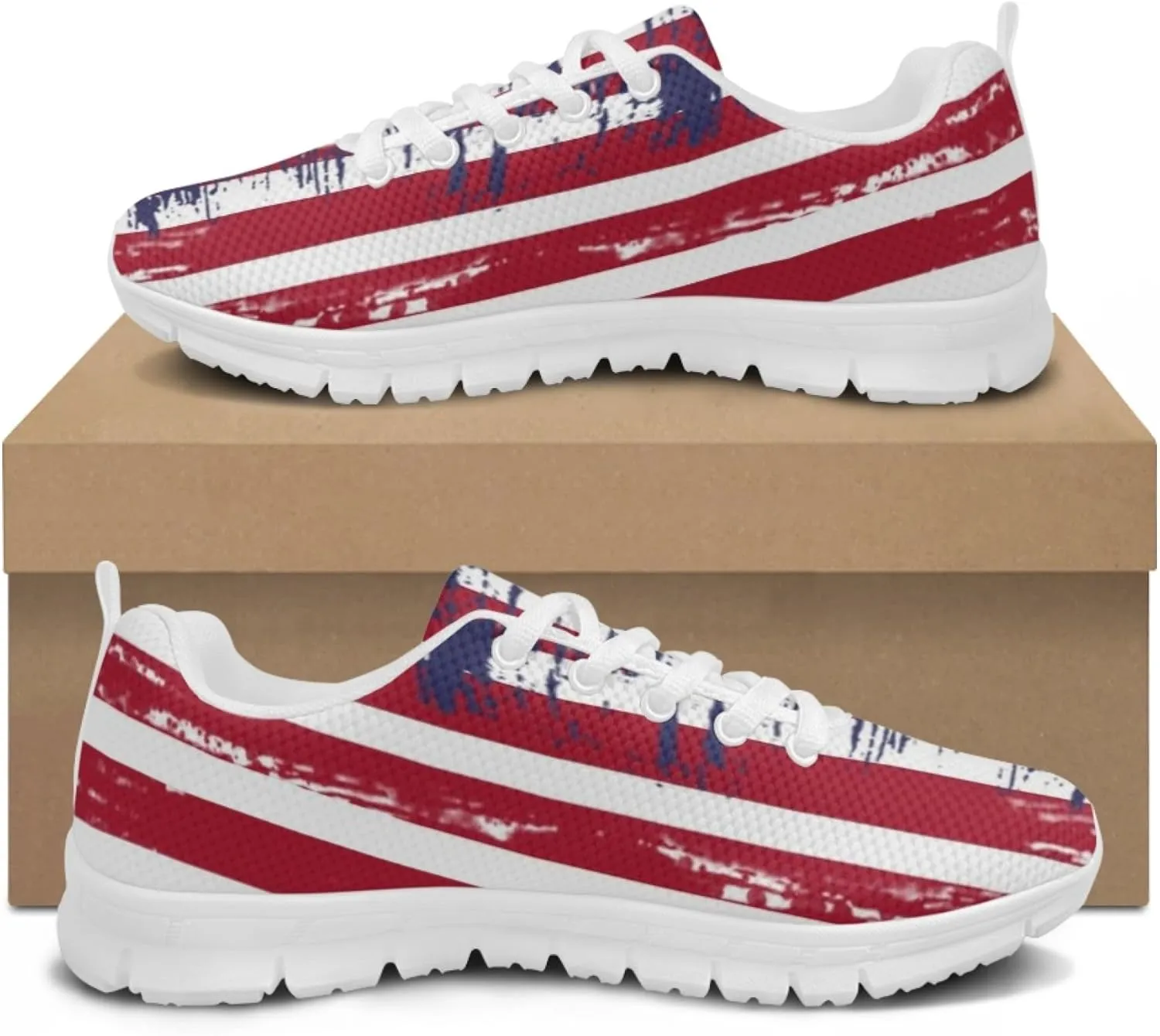 Jeiento Women Trainers Sports Running Shoes Causal Travel Walking Flat Shoe Lace-up Breathable for Lady Teenager Girls