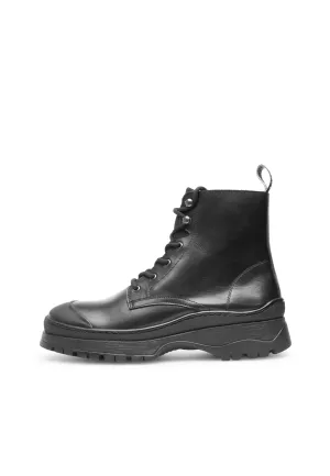 Jervis Black Leather