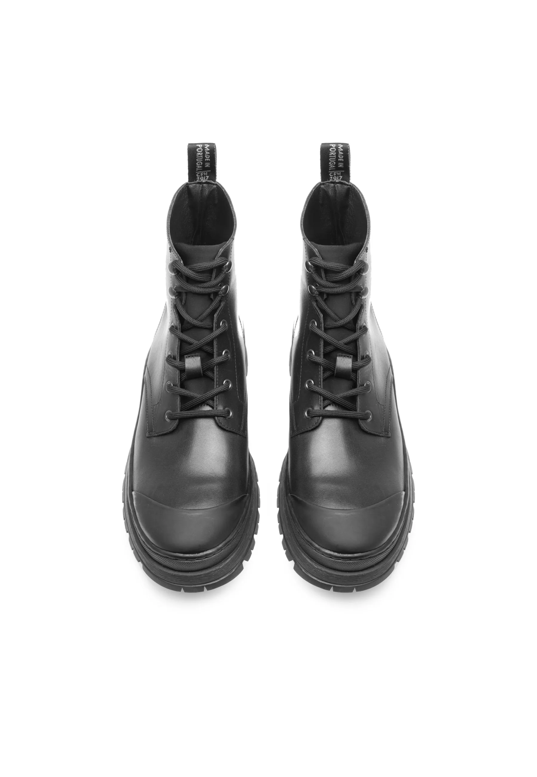 Jervis Black Leather
