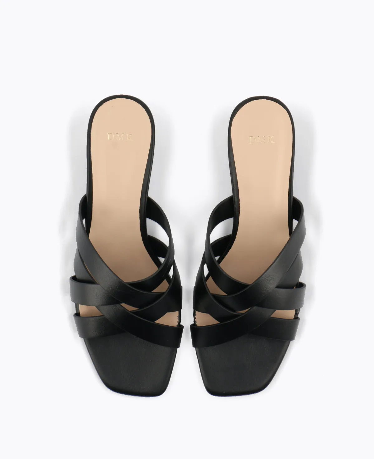 Josie Heel Sandals - Black