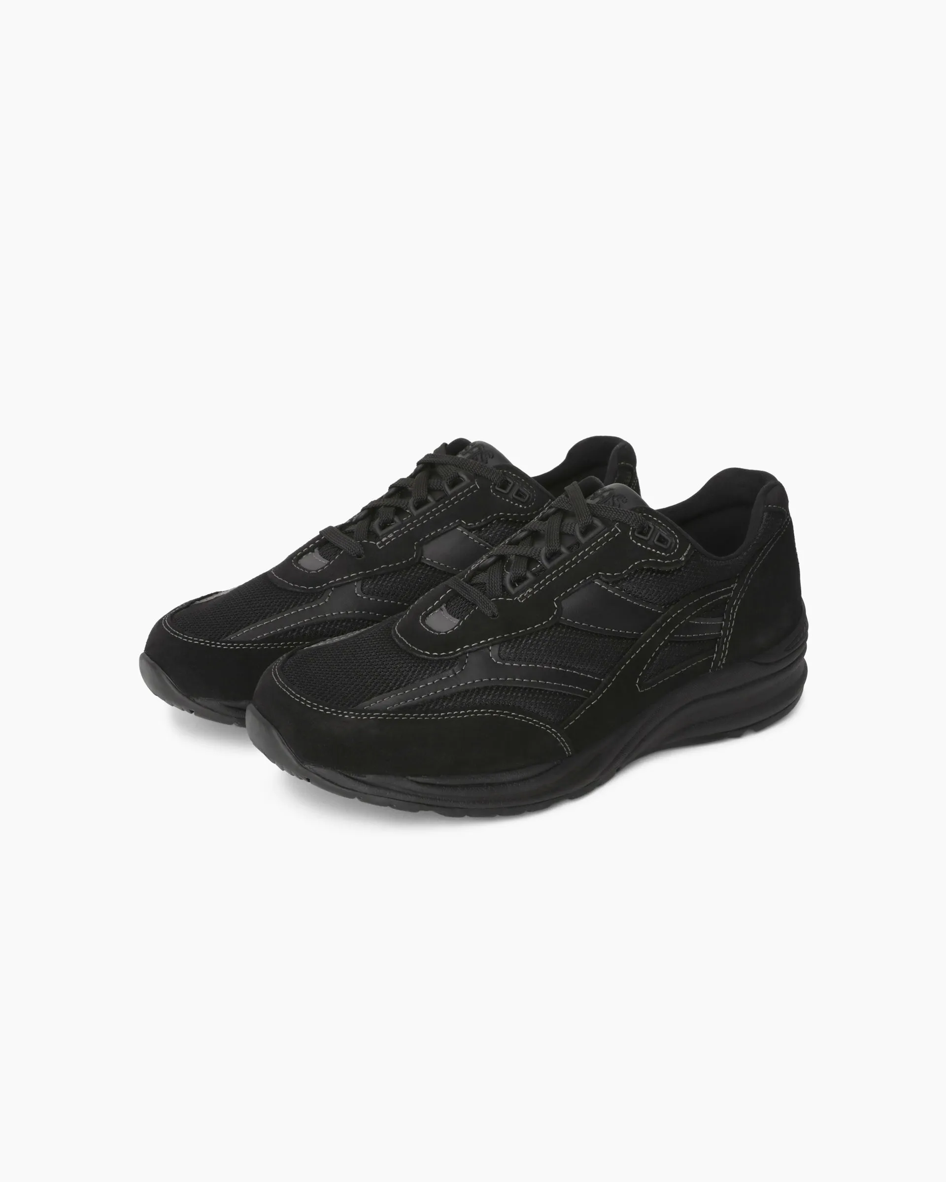 Journey Mesh Lace Up Sneaker BLACK