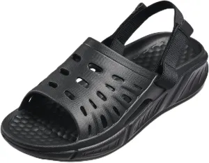 Joybees Mens Trekking Slide Sandals with Backstrap, Athletic Sport Shoes, Hiking, Camping, Water Resistant
