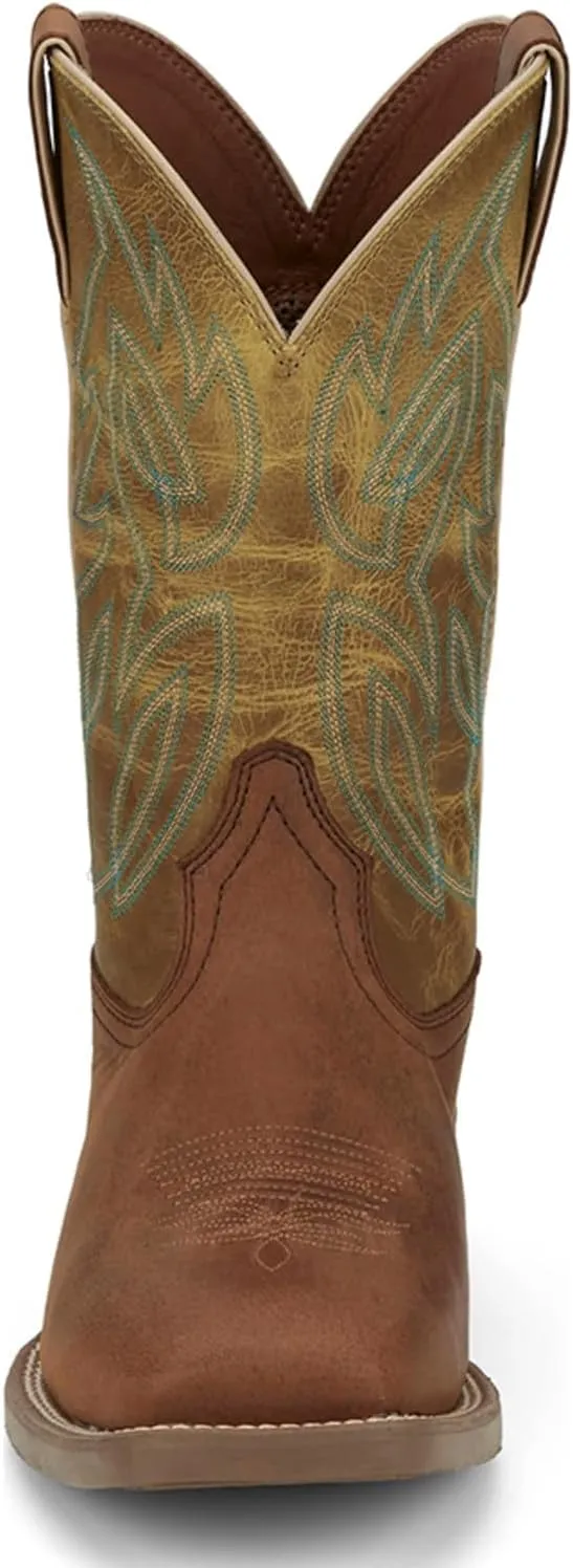 Justin Men's Canter 11" Square Toe Western Boot