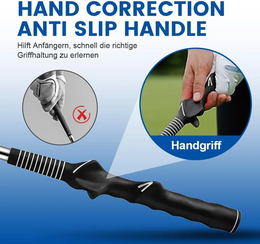 KAMOJI Telescopic Club, 2025 New Retractable Golf Swing Training Aid Golf Grip Trainer, Upgrade Golf Training Aid Indoor and Outdoor Golf Equipment for Beginners and Professionals