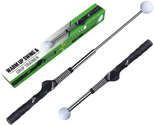 KAMOJI Telescopic Club, 2025 New Retractable Golf Swing Training Aid Golf Grip Trainer, Upgrade Golf Training Aid Indoor and Outdoor Golf Equipment for Beginners and Professionals