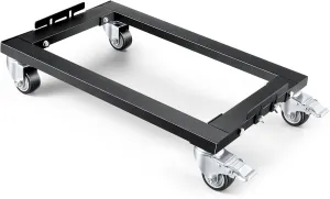KEDSUM Furniture Dolly 2200LBS Capacity, Heavy Duty Moving Dolly with Iron Pipes Reinforced Frame, 17 in. x 31 in. for Moving Furniture, Appliances