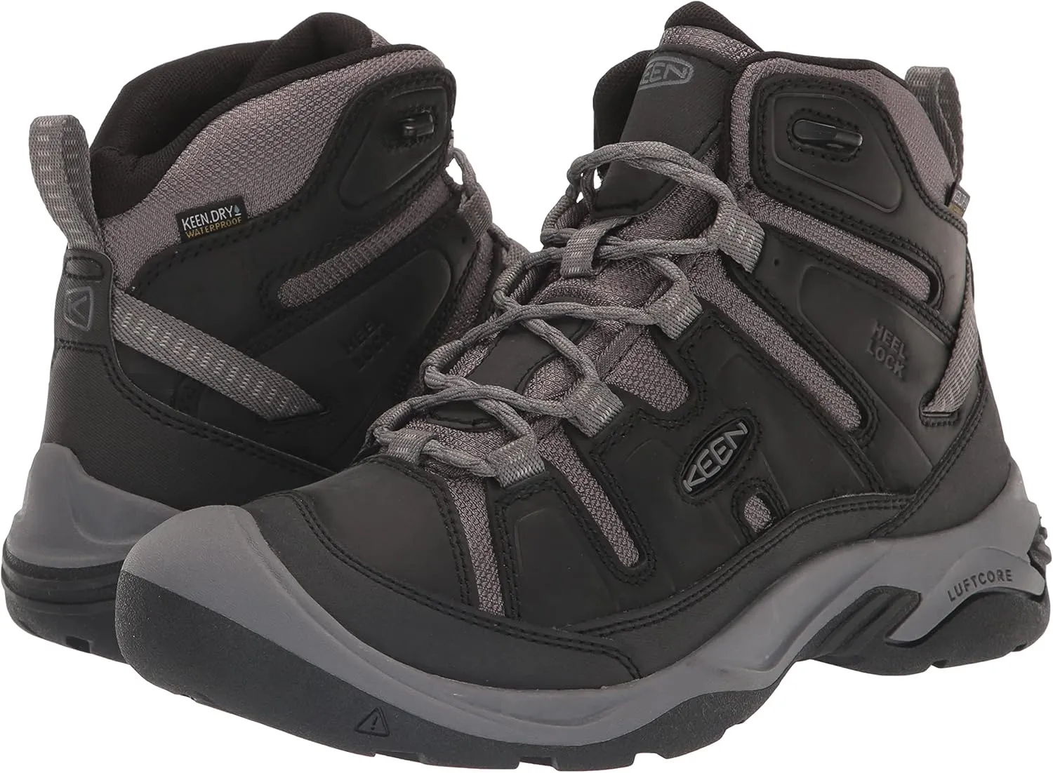 KEEN Men's Circadia Mid Height Comfortable Waterproof Hiking Boots