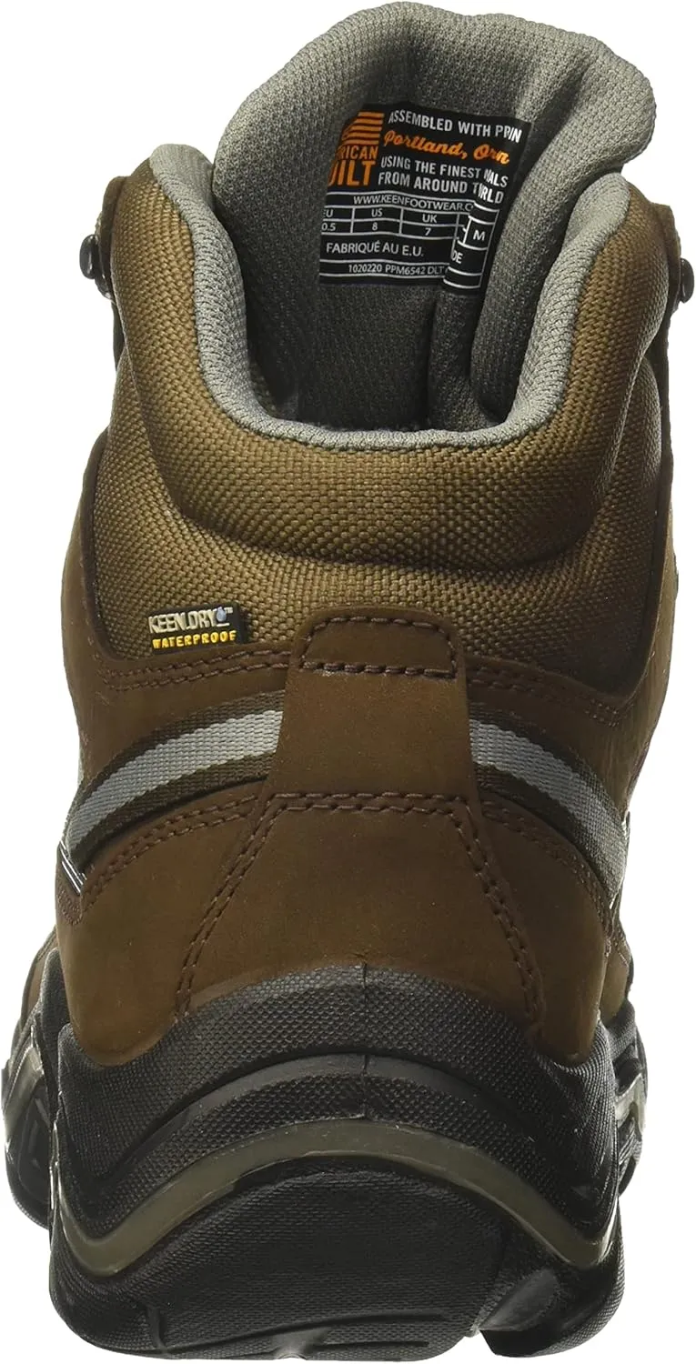 KEEN Men's Durand II Mid Height Waterproof Hiking Boot