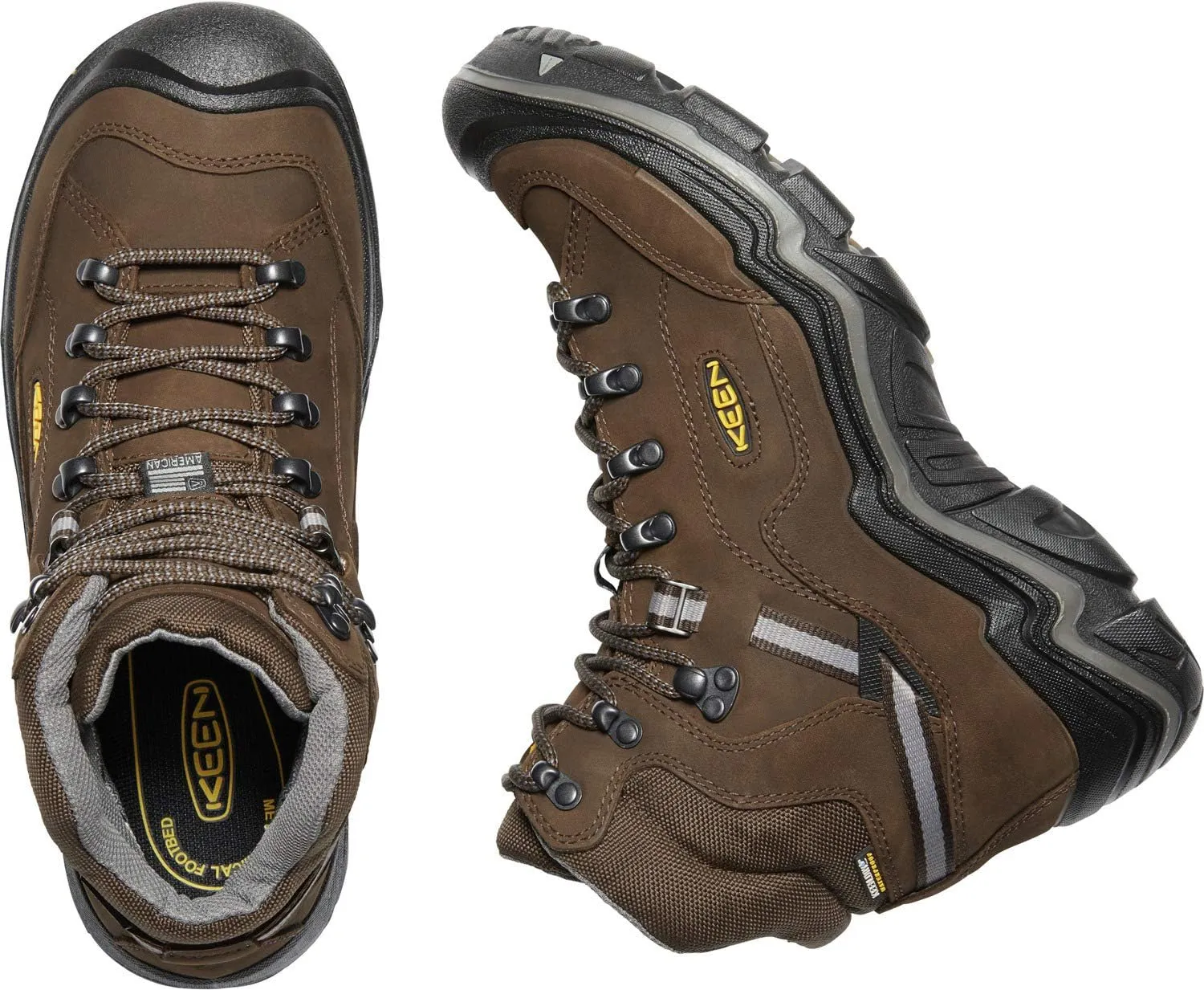KEEN Men's Durand II Mid Height Waterproof Hiking Boot