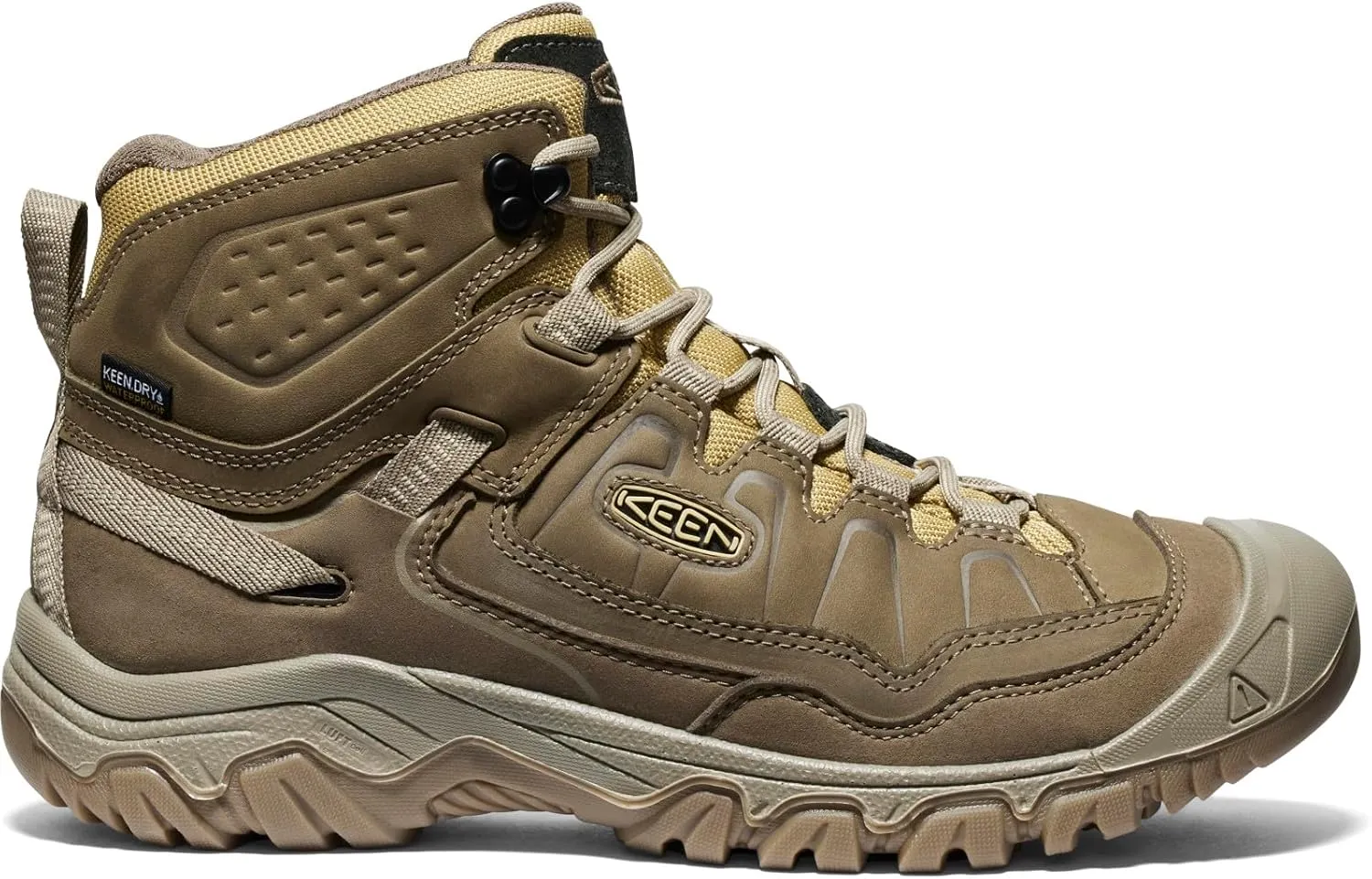 KEEN Men's Targhee 4 Mid Height Durable Comfortable Waterproof Hiking Boot
