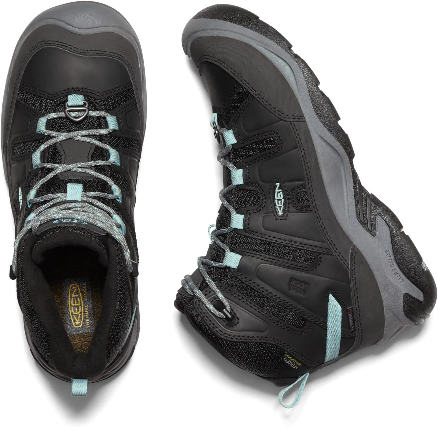 KEEN Women's Circadia Mid Heigh Polar Insulated Waterproof Hiking Boots