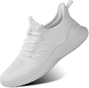 KEEZMZ Womens Ladies Walking Running Shoes Slip On Lightweight Casual Tennis Sneakers Clothes Shoes