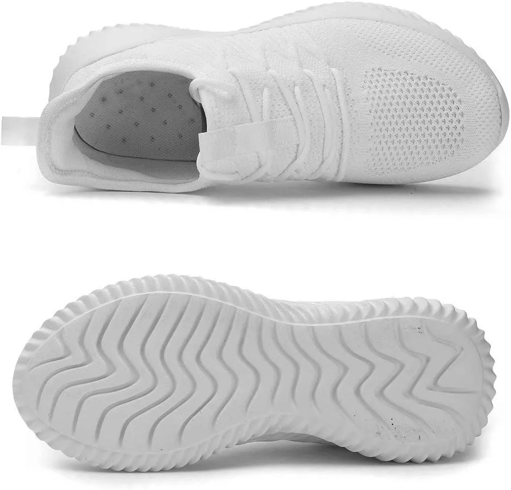 KEEZMZ Womens Ladies Walking Running Shoes Slip On Lightweight Casual Tennis Sneakers Clothes Shoes