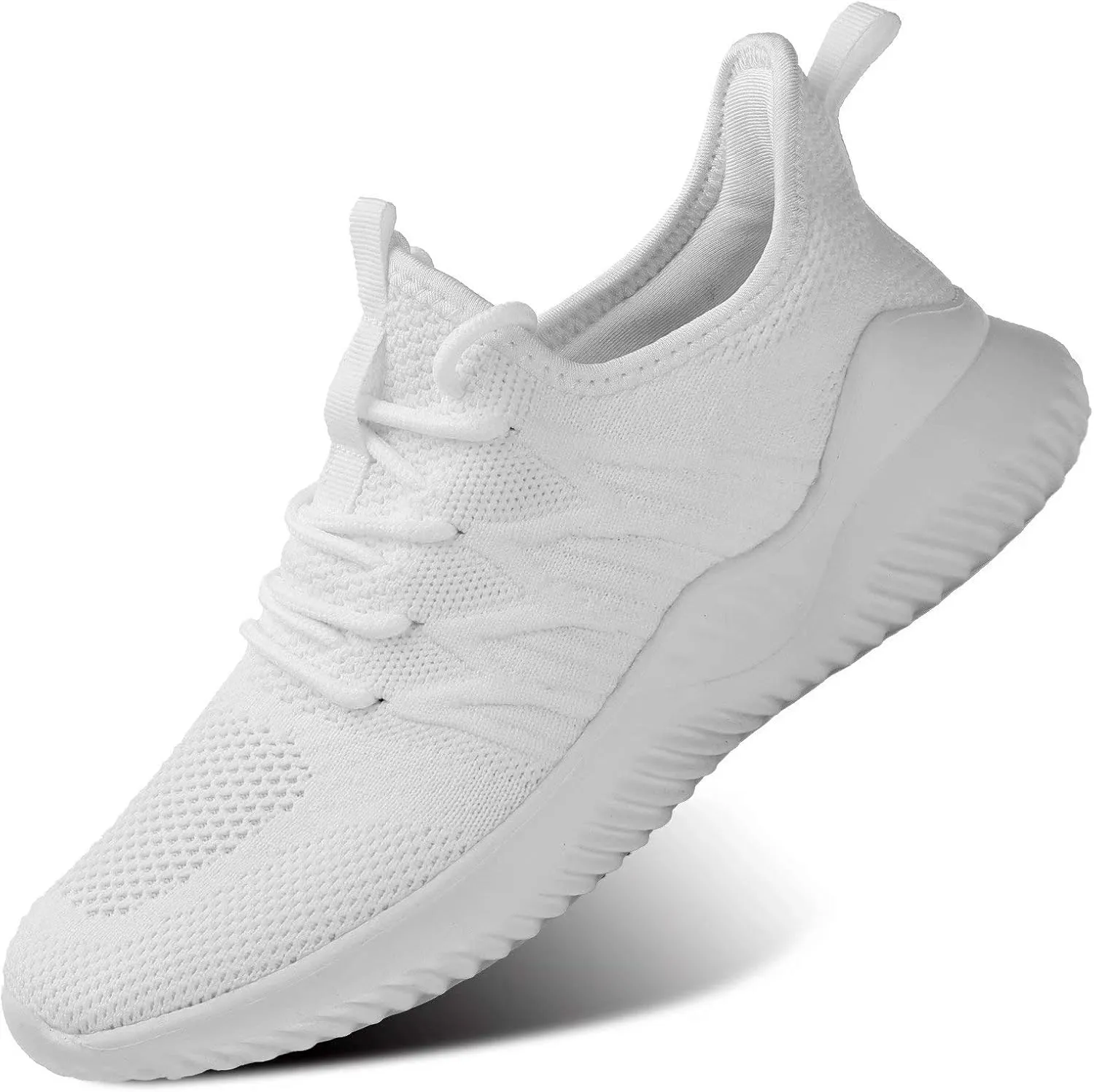 KEEZMZ Womens Ladies Walking Running Shoes Slip On Lightweight Casual Tennis Sneakers Clothes Shoes