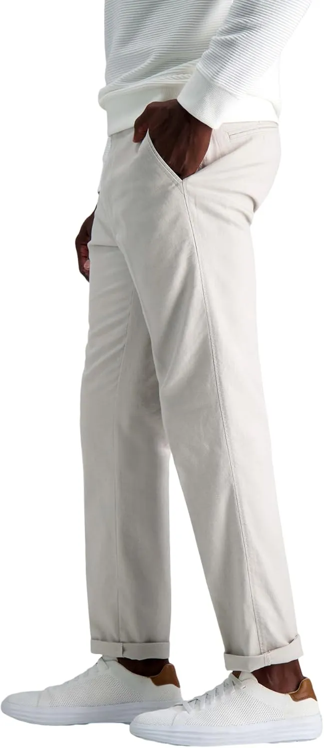 Kenneth Cole Men's Slim Fit Casual Linen Chino Pant