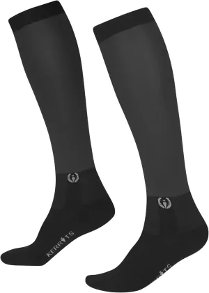 Kerrits Women's Dual Zone Equestrian Tall Boot Socks – Solid Color, Knee-High Horse Riding Socks with Foot Cushion