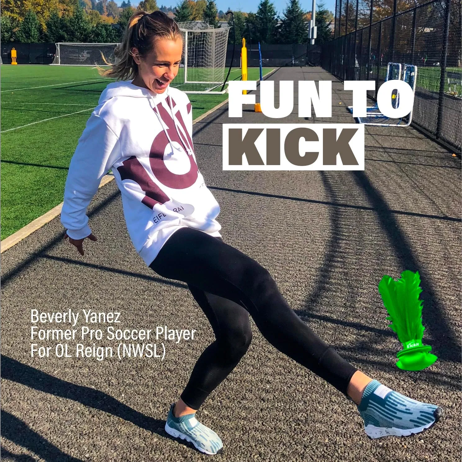 Kickit | The Original Birdie Soccer Trainer | Play Outdoors, Indoors or Backyard, Beach or Tailgate