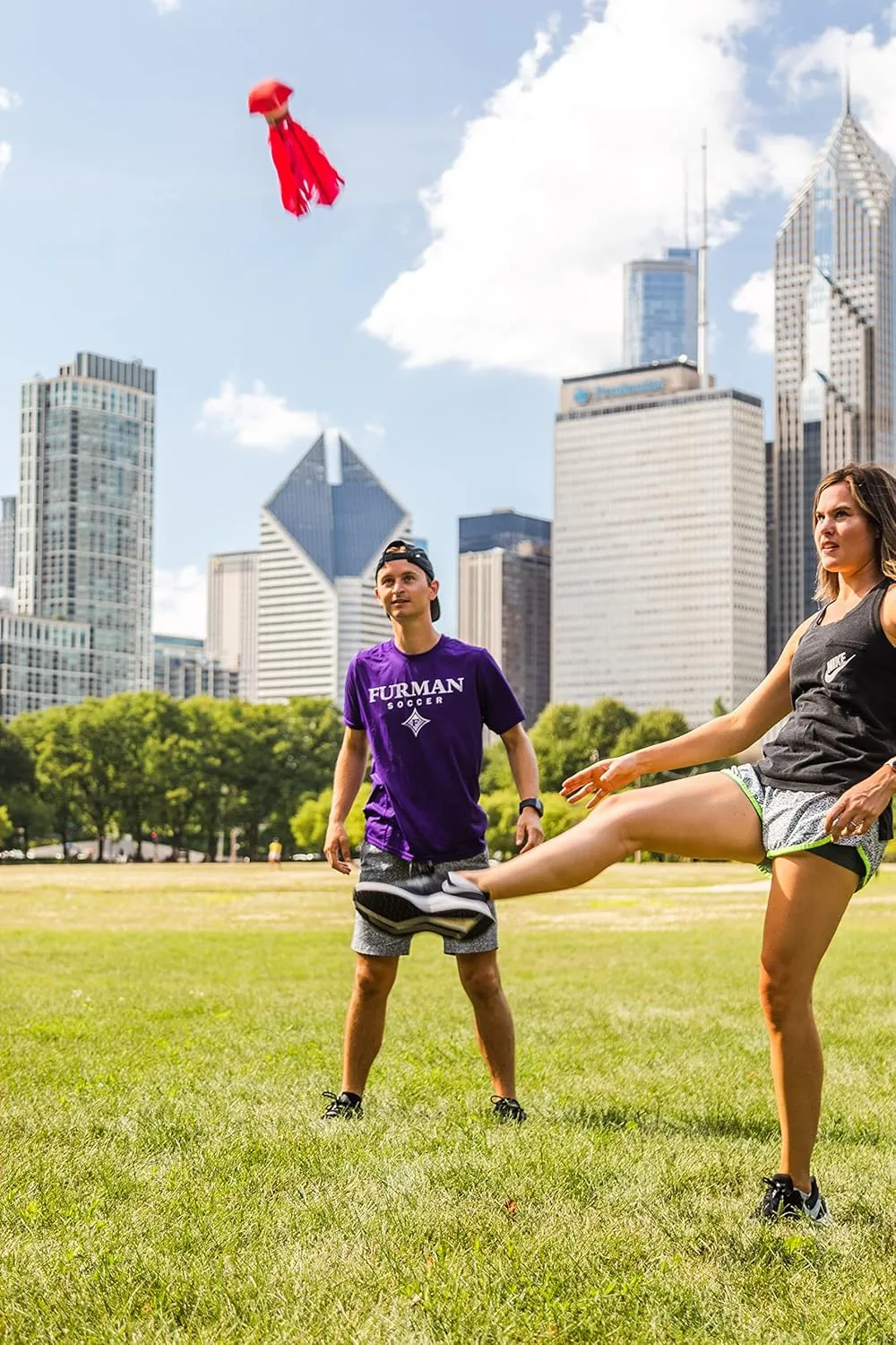 Kickit | The Original Birdie Soccer Trainer | Play Outdoors, Indoors or Backyard, Beach or Tailgate