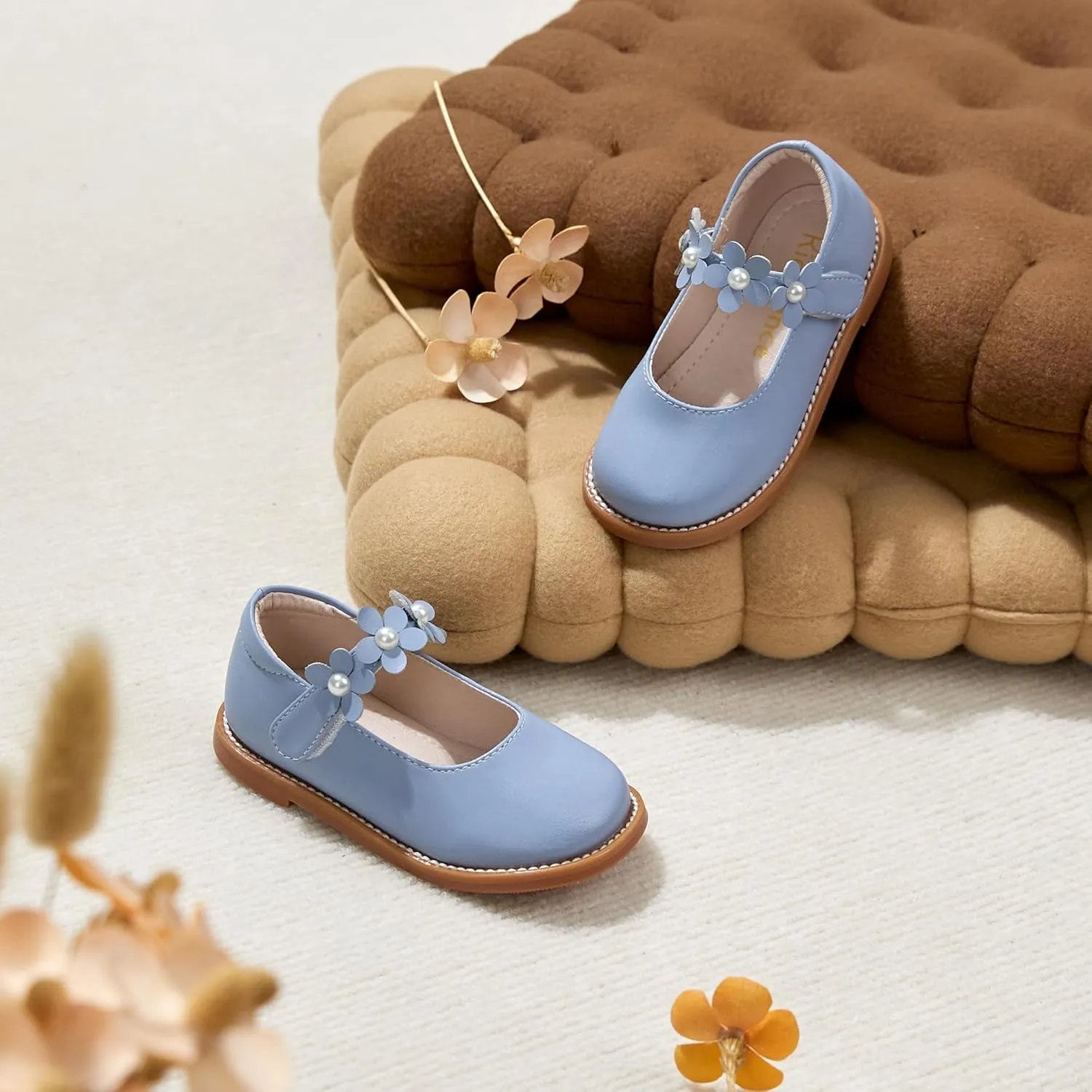 Kiderence Girls Flat Dress Shoes School Oxfords Marry Jane (Toddler/Little Kids)