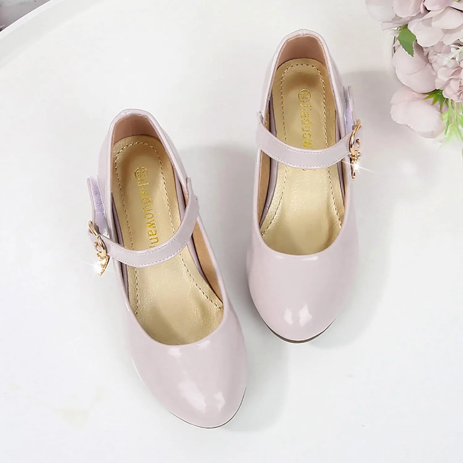 Kids Girl Black Dress Bowknot Shoes Ballet Mary Jane Shoe Teen Wedding Casual Walking Slip-On Shoes