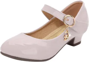 Kids Girl Black Dress Bowknot Shoes Ballet Mary Jane Shoe Teen Wedding Casual Walking Slip-On Shoes