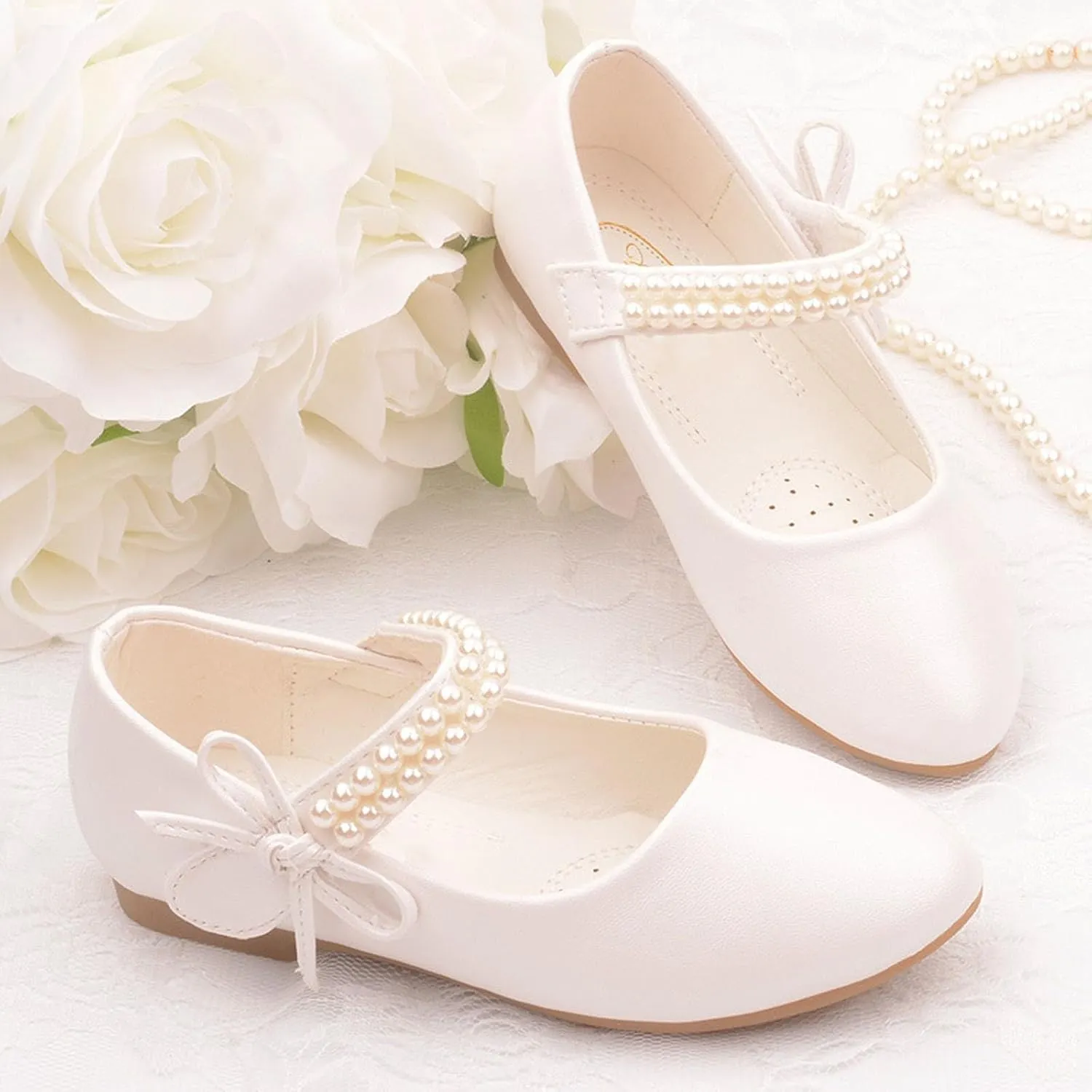 Kids Girl Shiny Sandals Mary Jane Shoes Glitter Flat Dress Shoes High Heels Shoe Wedding Sandals