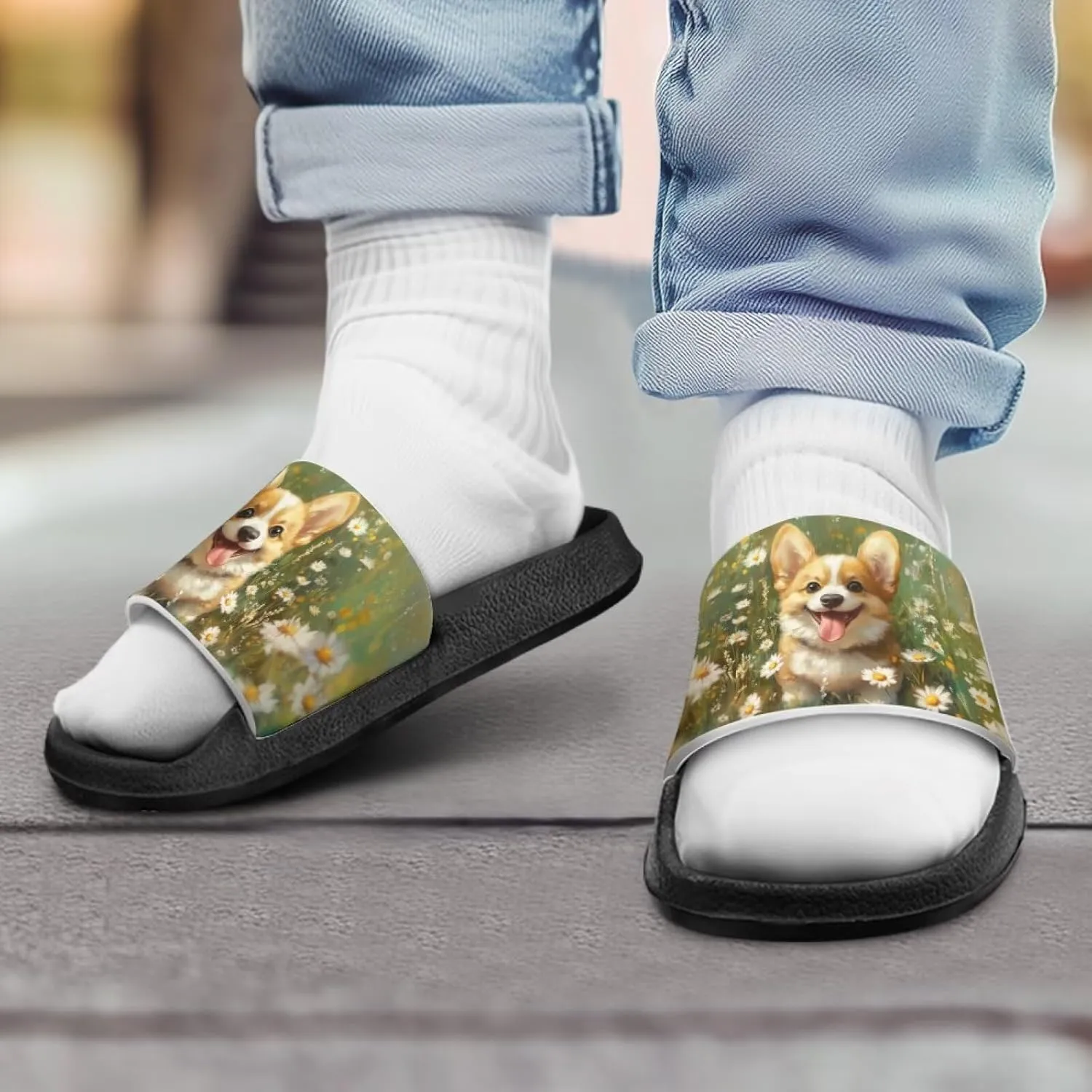 Kids Slide Sandals Waterproof Boys Slide-on Shoes Sandals for Girls