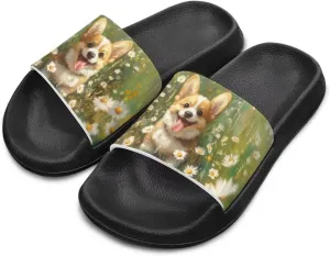 Kids Slide Sandals Waterproof Boys Slide-on Shoes Sandals for Girls